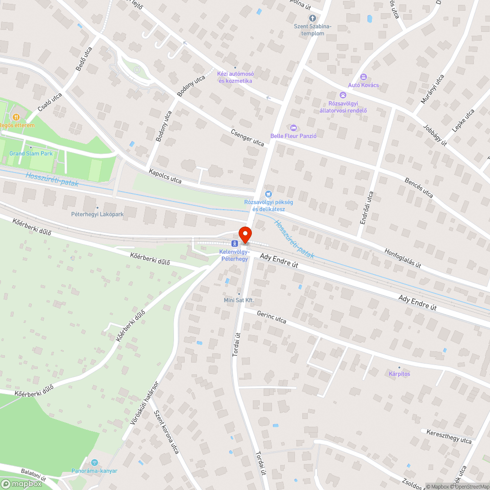 Csúszásveszélyes csatornafedél bejelentés helye