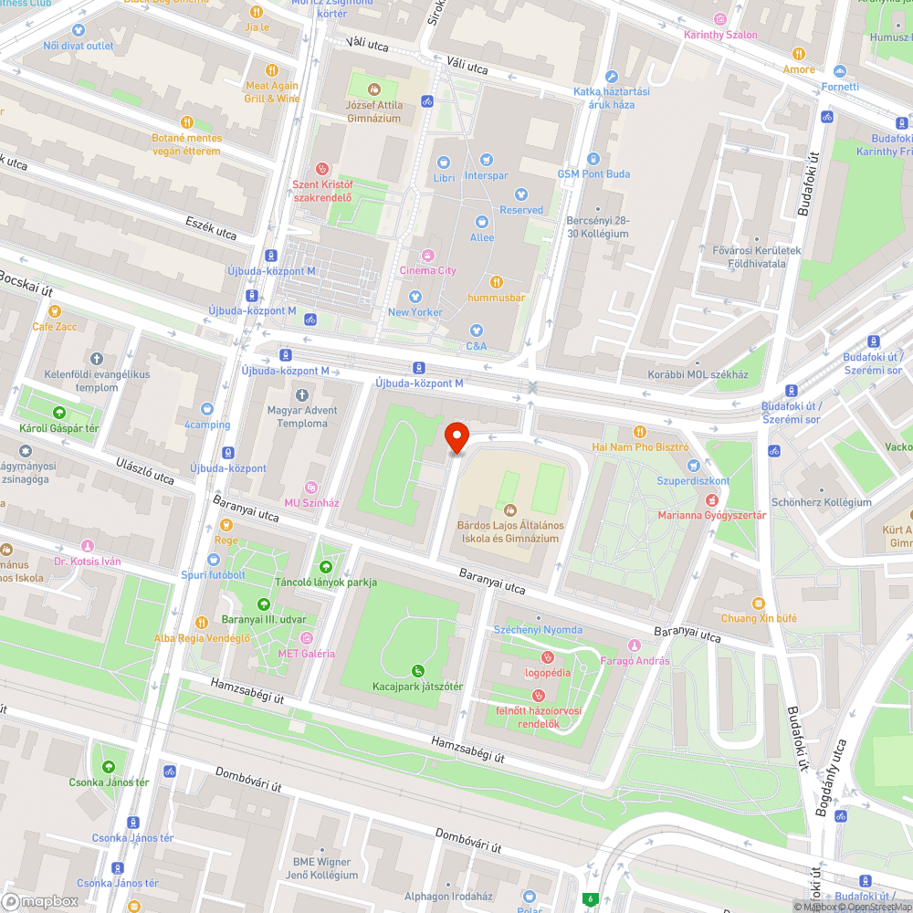 Kiszáradt fa bejelentés helye