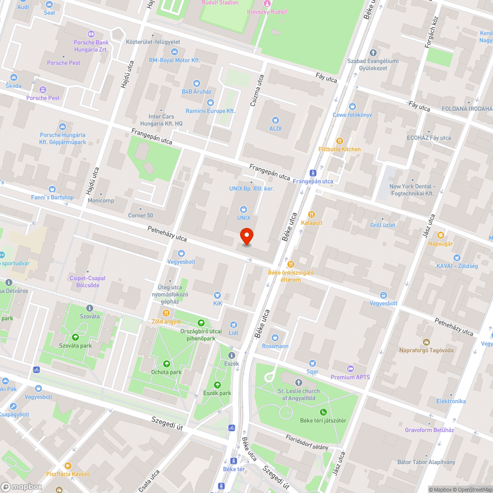 Kiszáradt fa a Petneházy utcában bejelentés helye