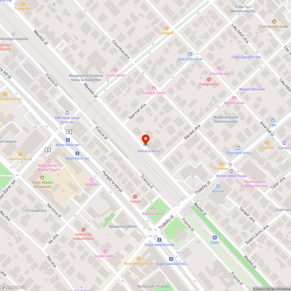 Kidolt fa/leszakadt ag a Mexikoi uton bejelentés helye