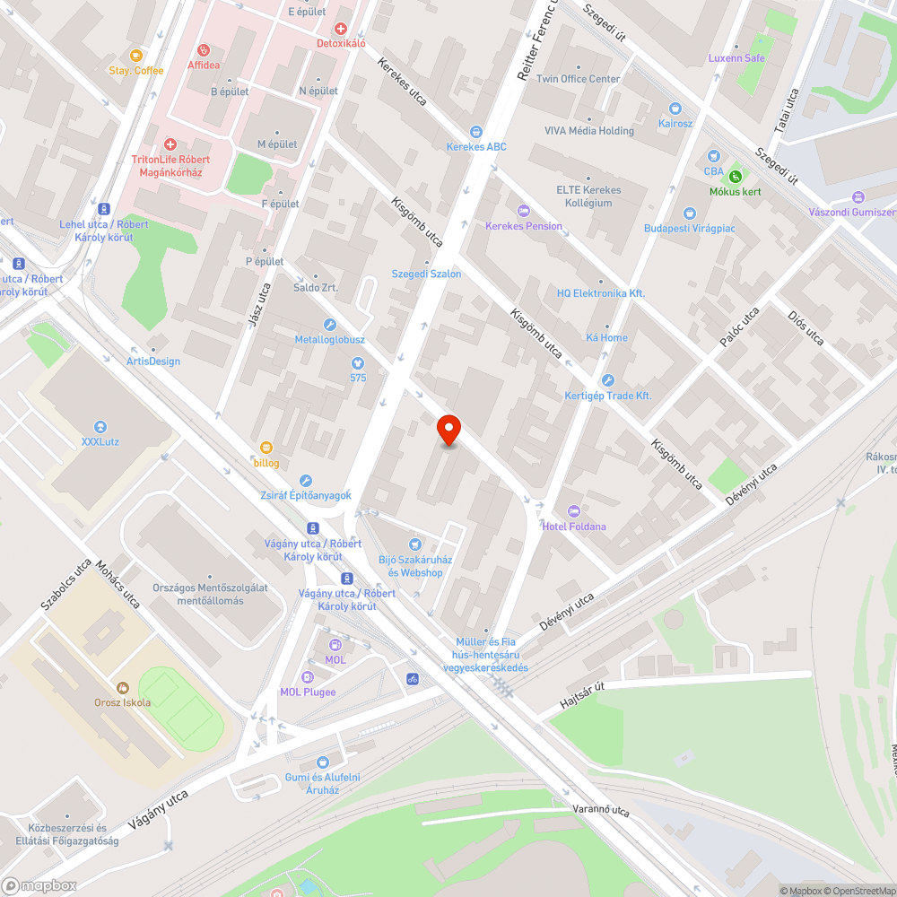 Állandó zöldterületen parkolás a Mór utcában bejelentés helye