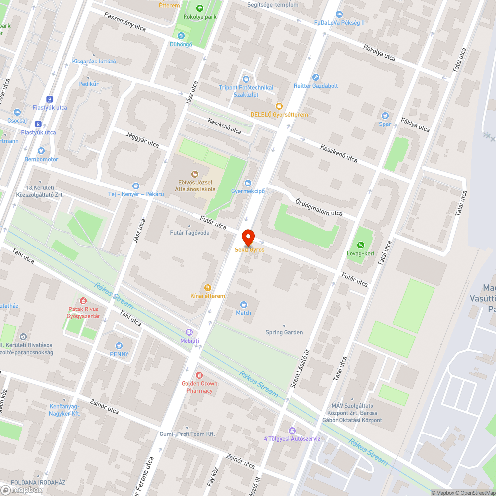 Murvával felszór és parkolóvá alakított zöldterület bejelentés helye