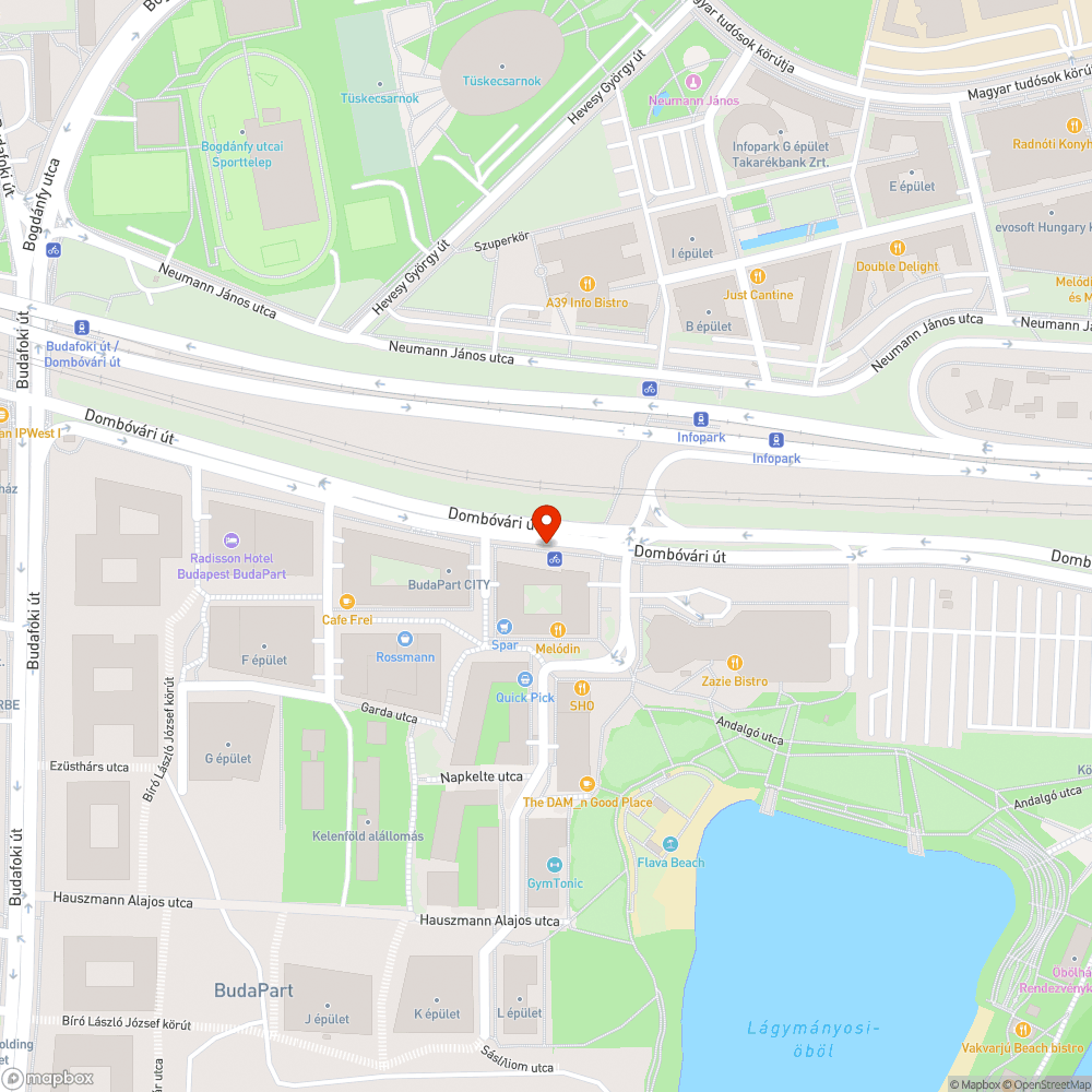 Buda-part gyalogosforgalom bejelentés helye