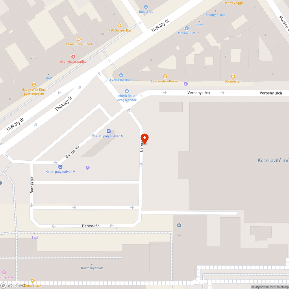 Rengeteg szemét a Keletinél bejelentés helye