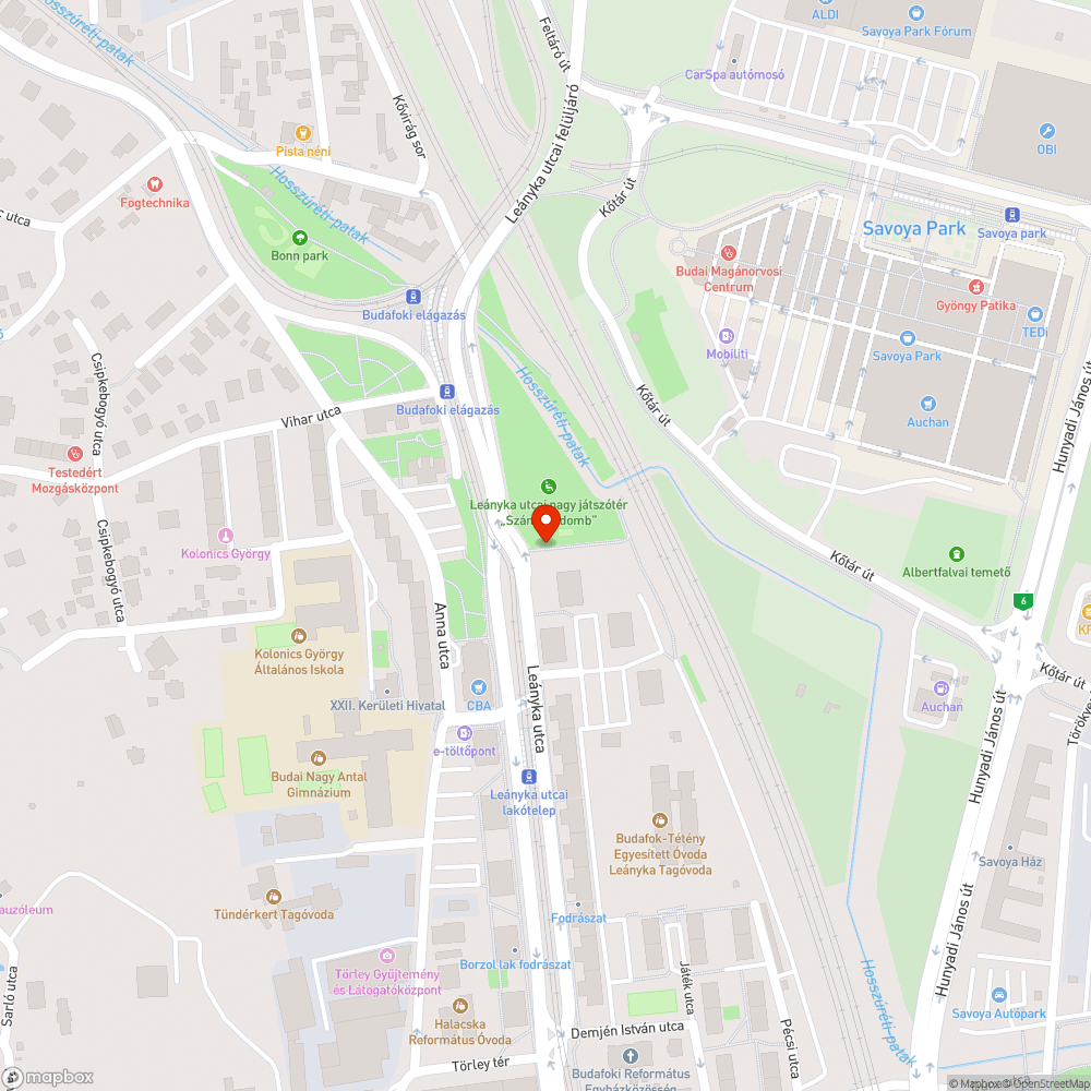 Megáll a víz a játszótér bejáratánál bejelentés helye