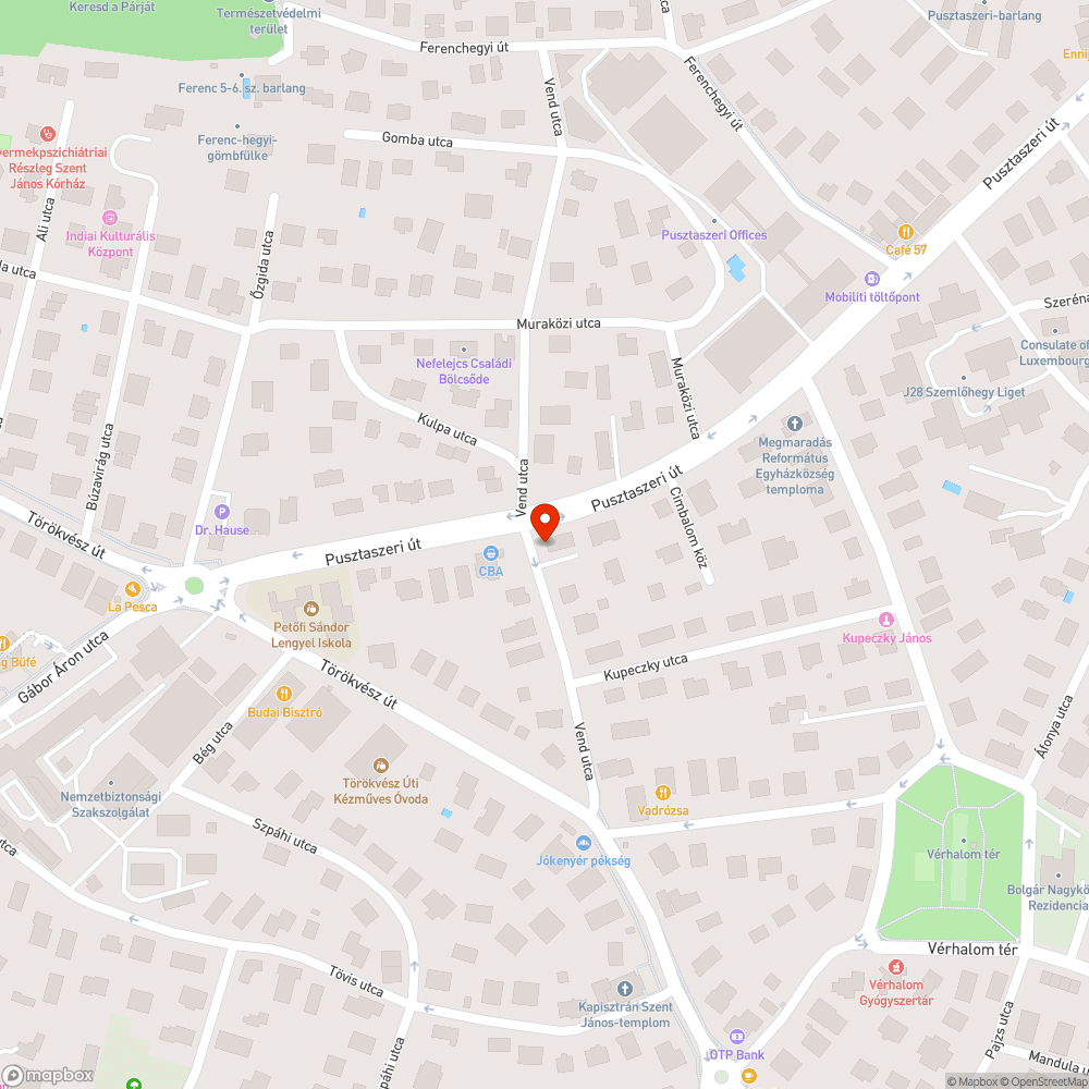 Elhagyott autó bejelentés helye