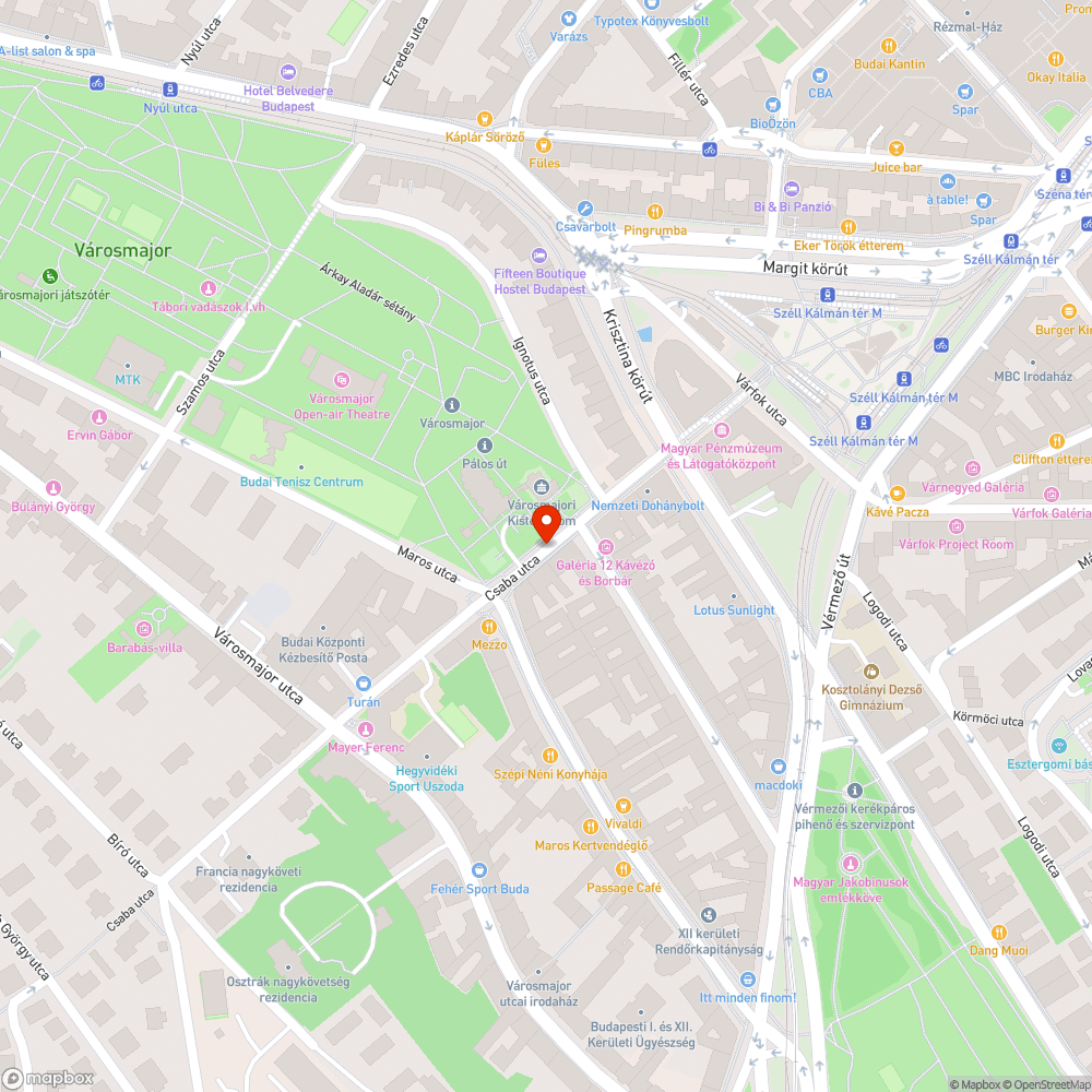 Megdőlt poller bejelentés helye