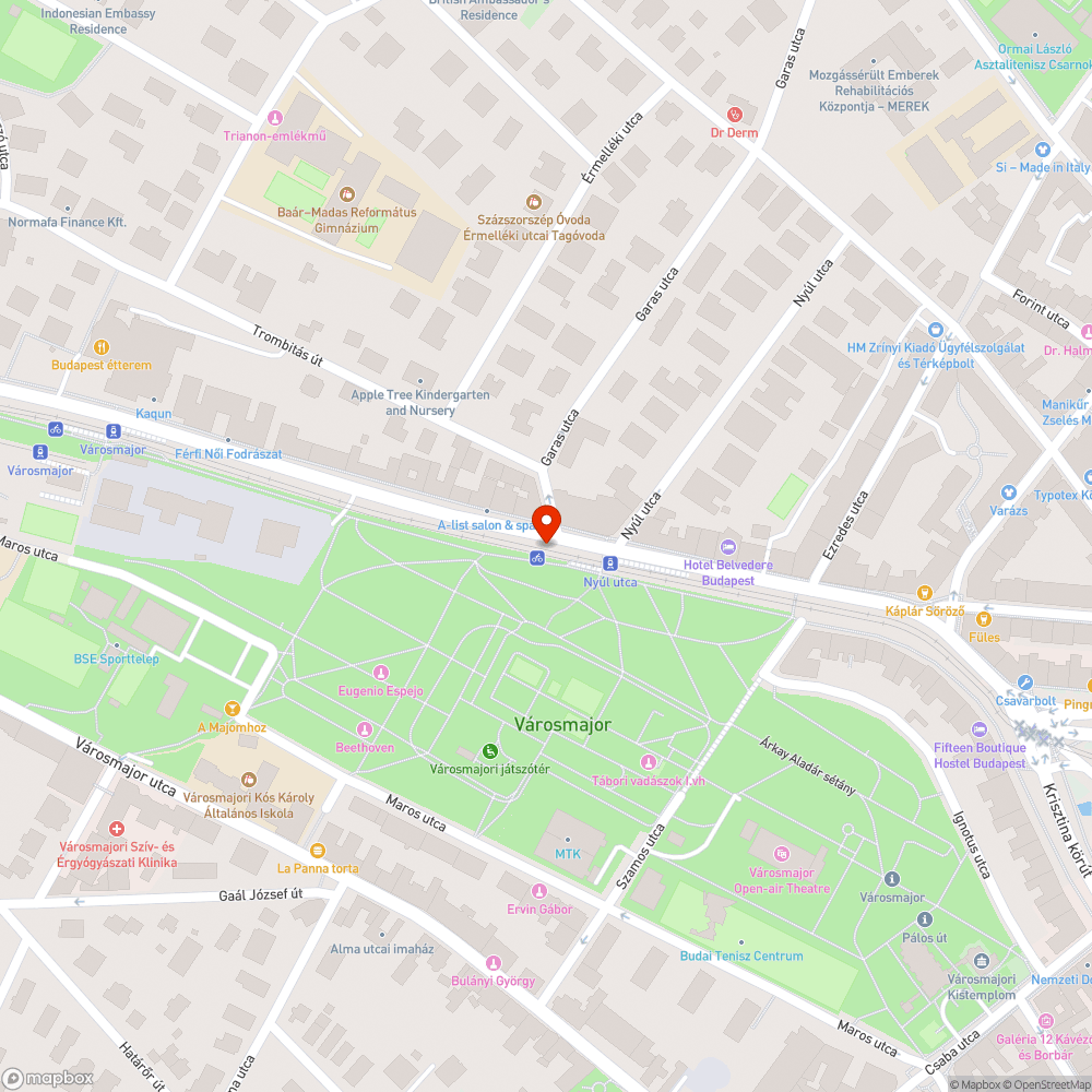 Üres bubi állomások bejelentés helye