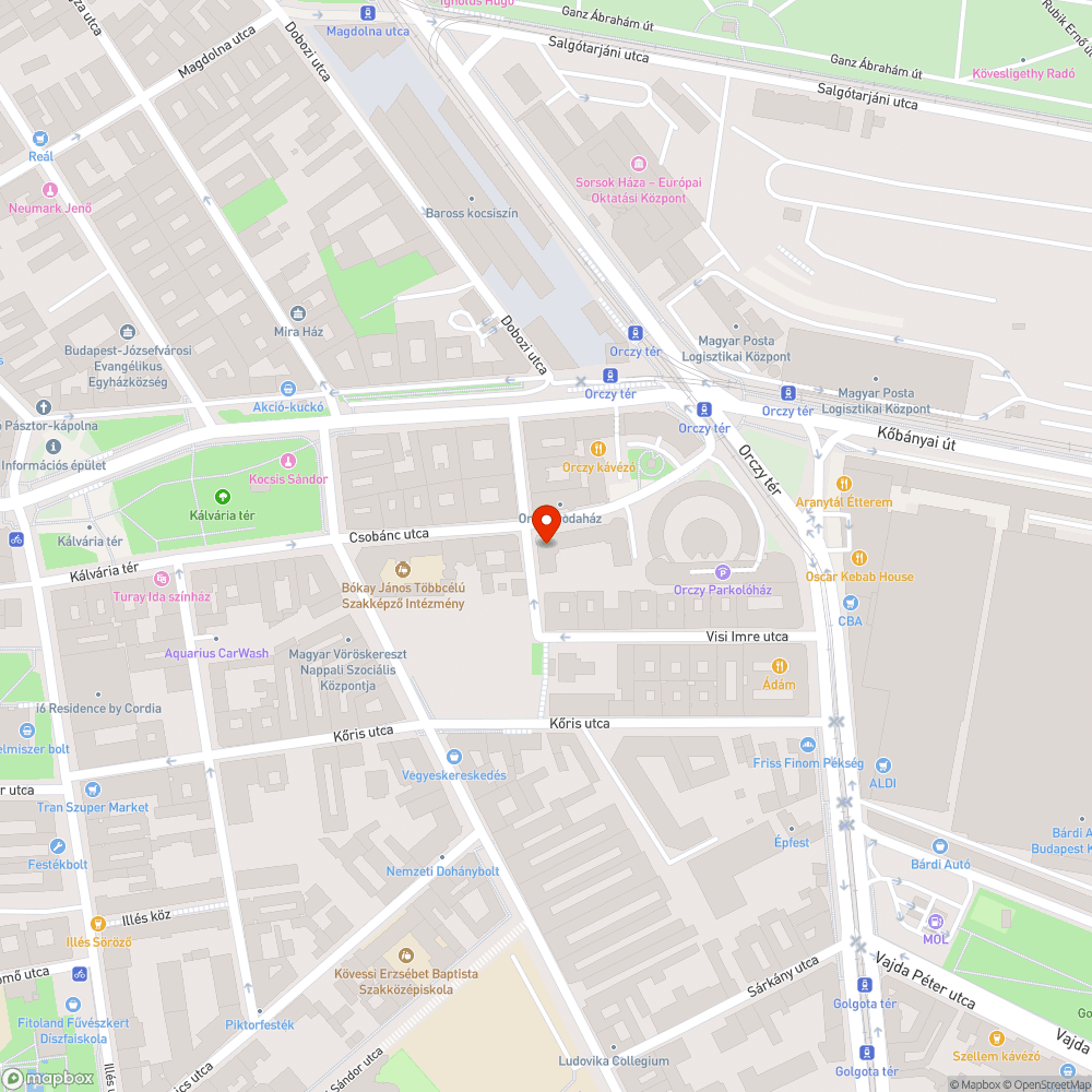 Megsüllyedt  UPC szekrény bejelentés helye