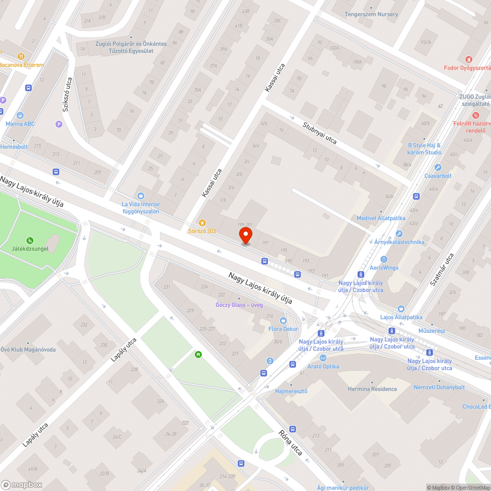 kiszáradt fa bejelentés helye