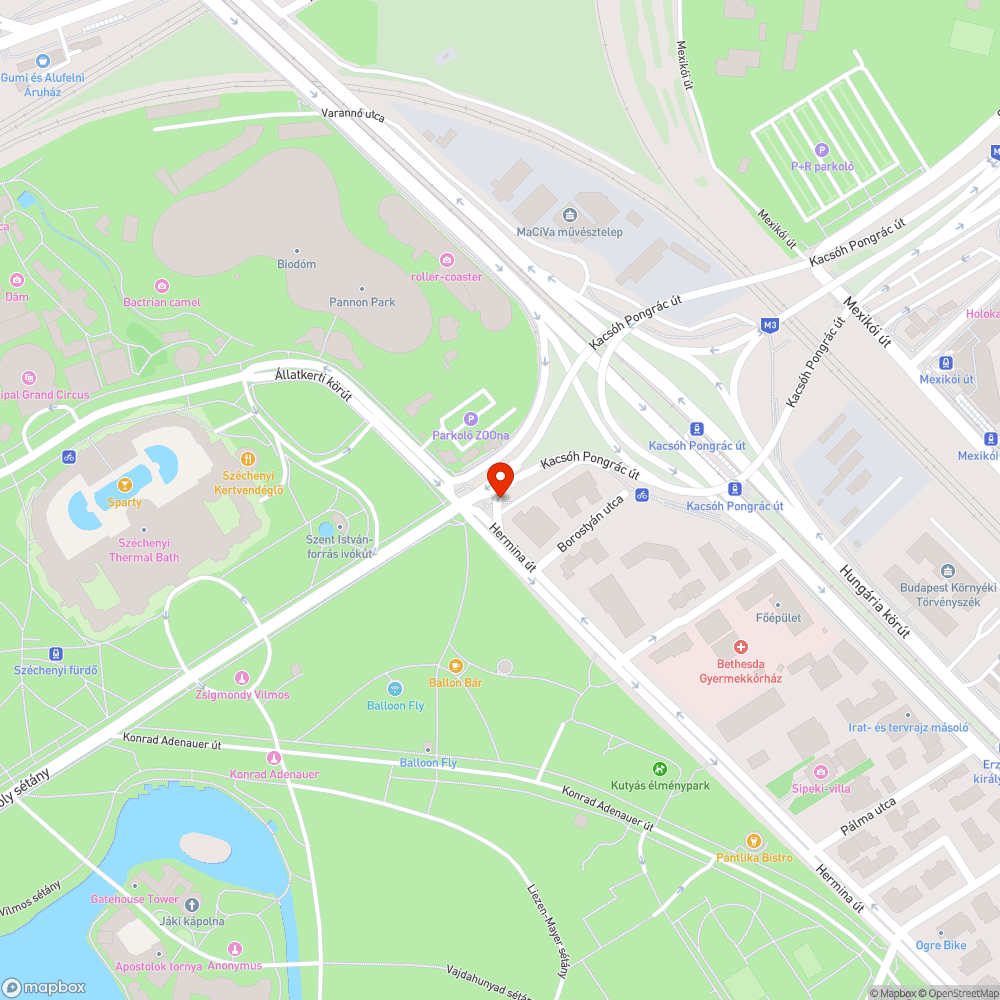 Kitört poller bejelentés helye