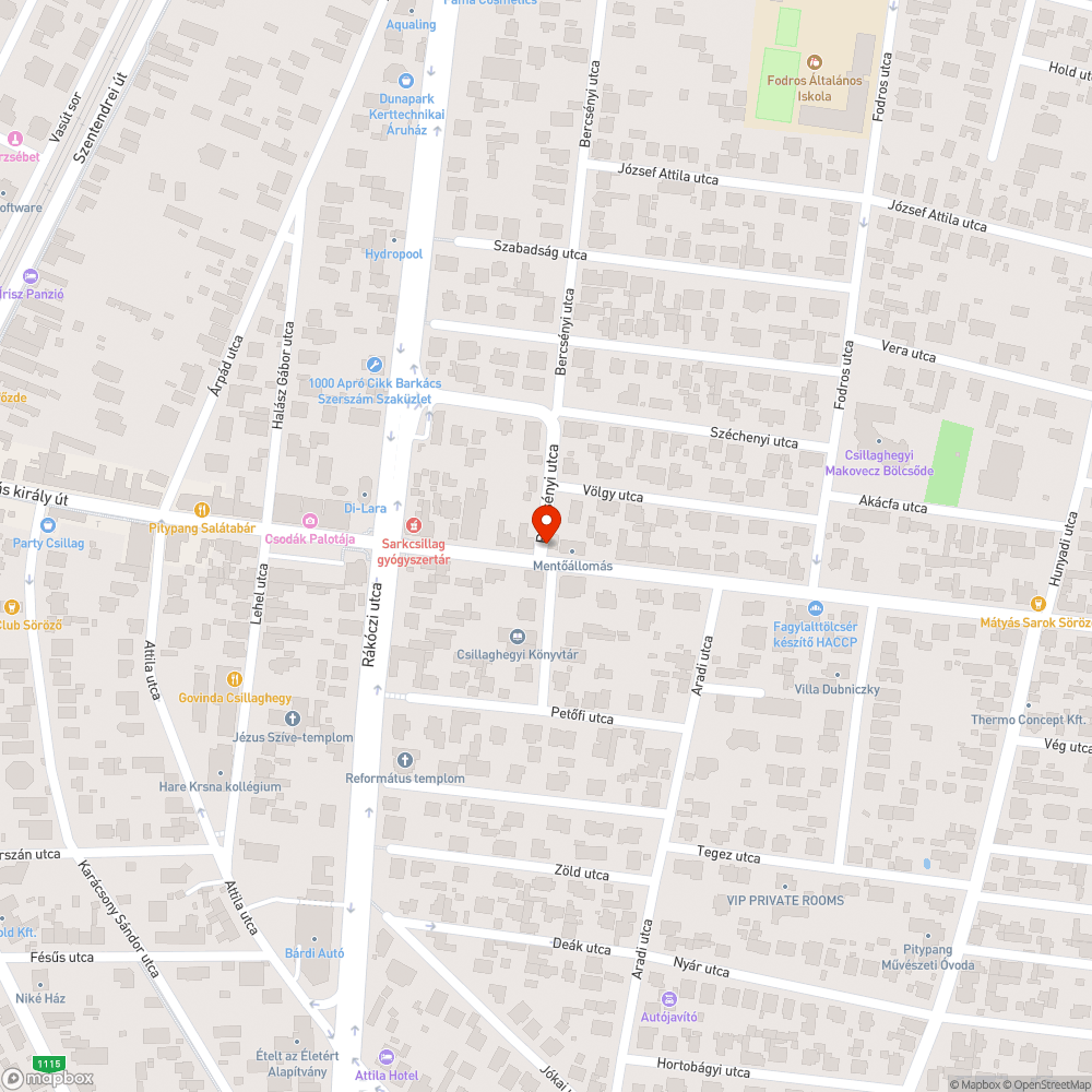 Rozsdás utcanévtábla bejelentés helye