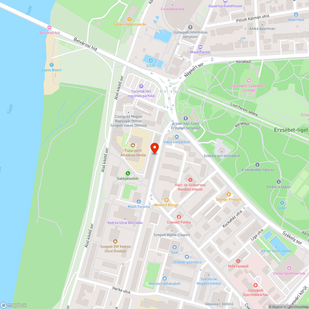 Kivágott fa - Vedres utca 7 bejelentés helye