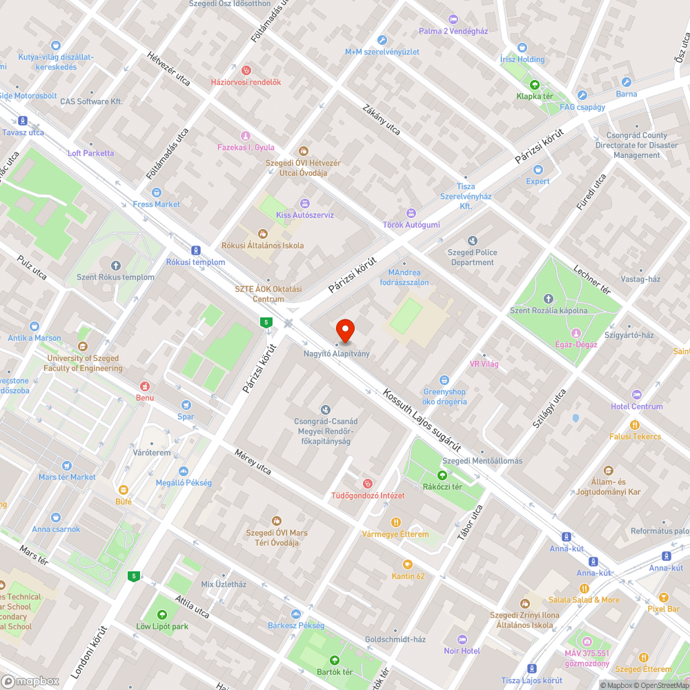 Eldugult víznyelő - Kossuth L. Sgt. 27. bejelentés helye