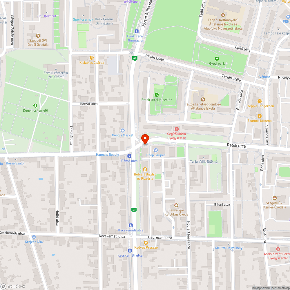 Félig kiszáradt fa - Retek utca 18. bejelentés helye