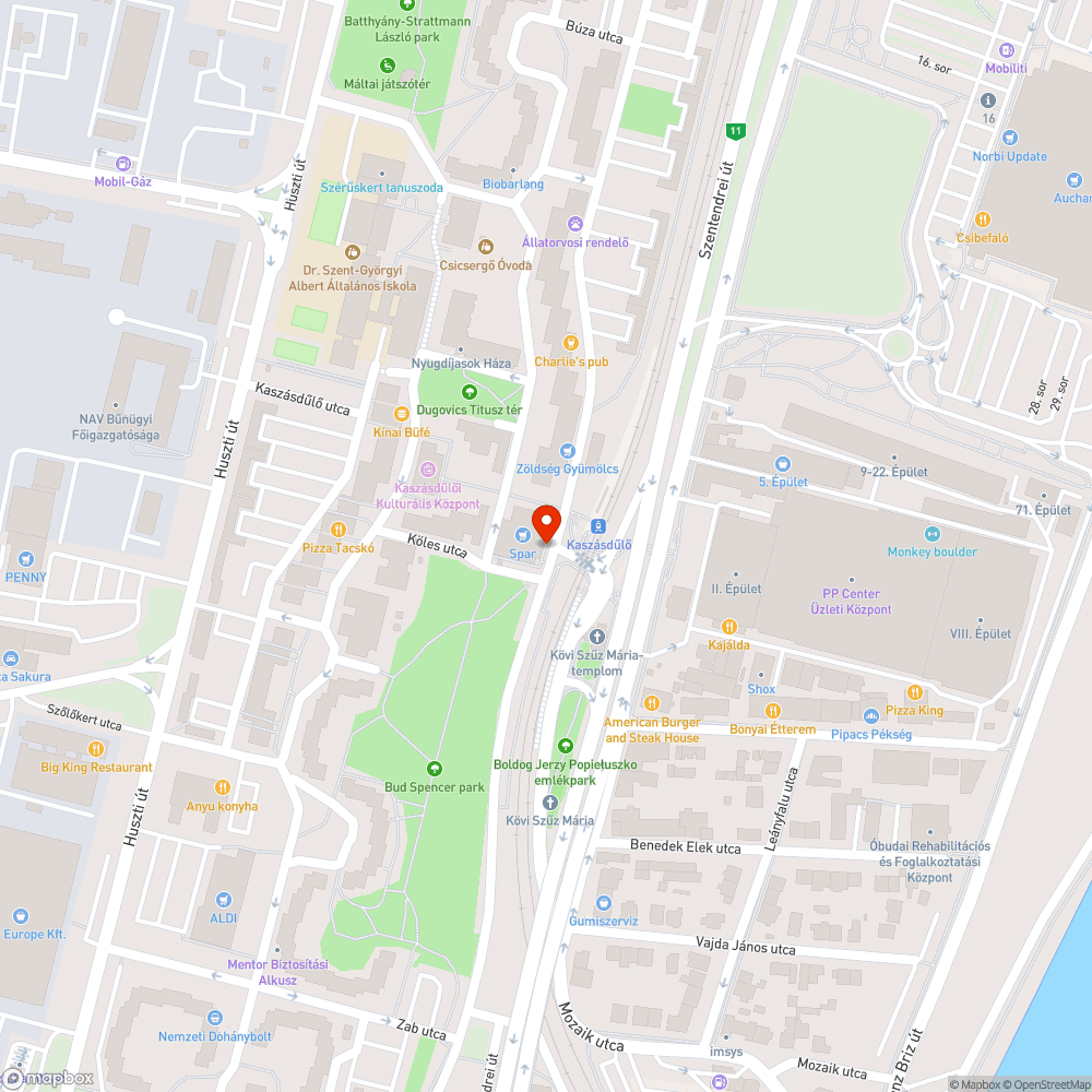 Bokorsor bejelentés helye