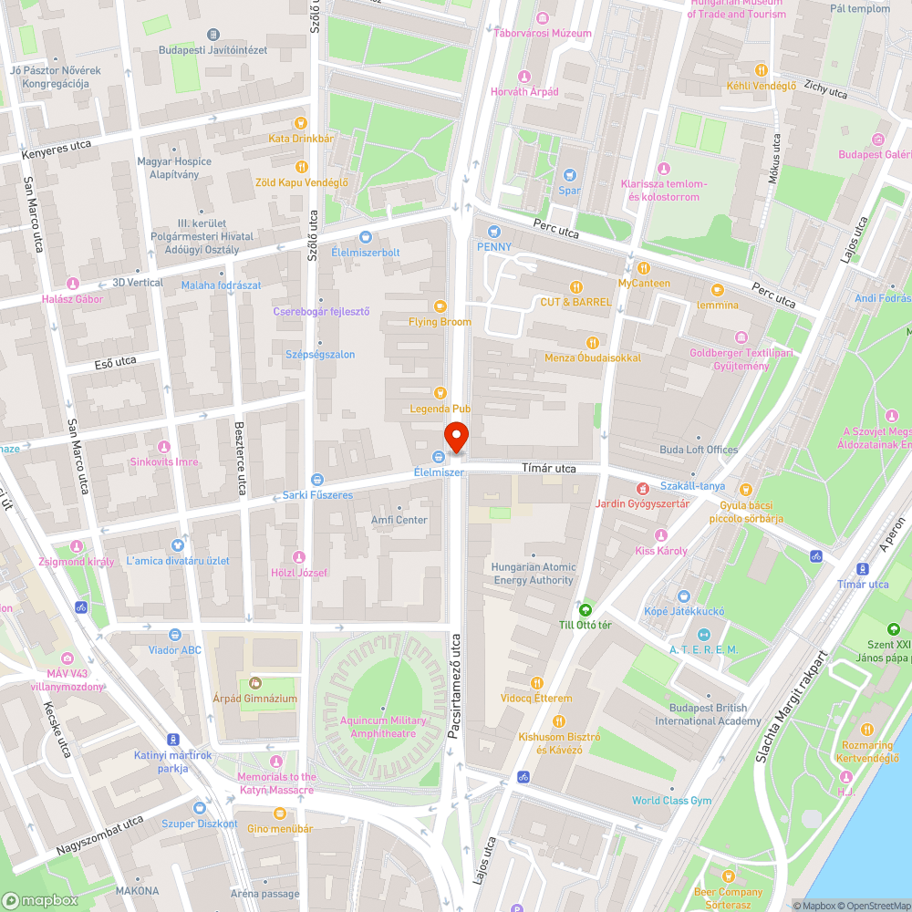 Timár utca / Pacsirtamezö utca sarka bejelentés helye