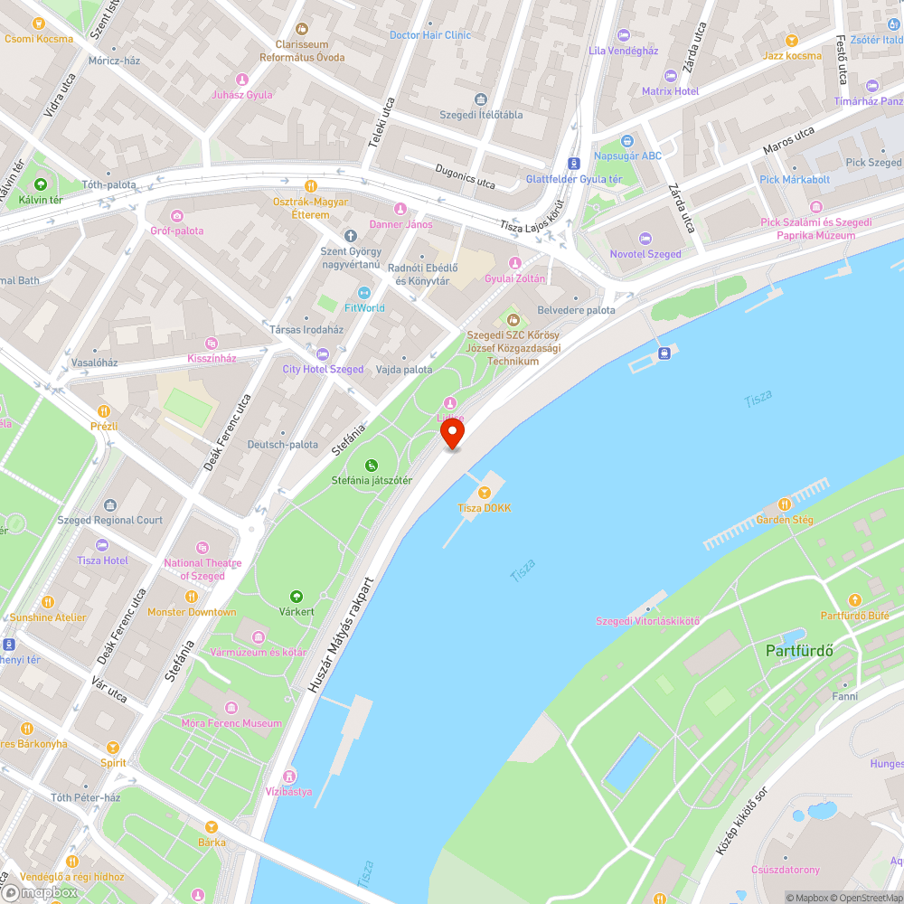 Összefirkált partfal bejelentés helye