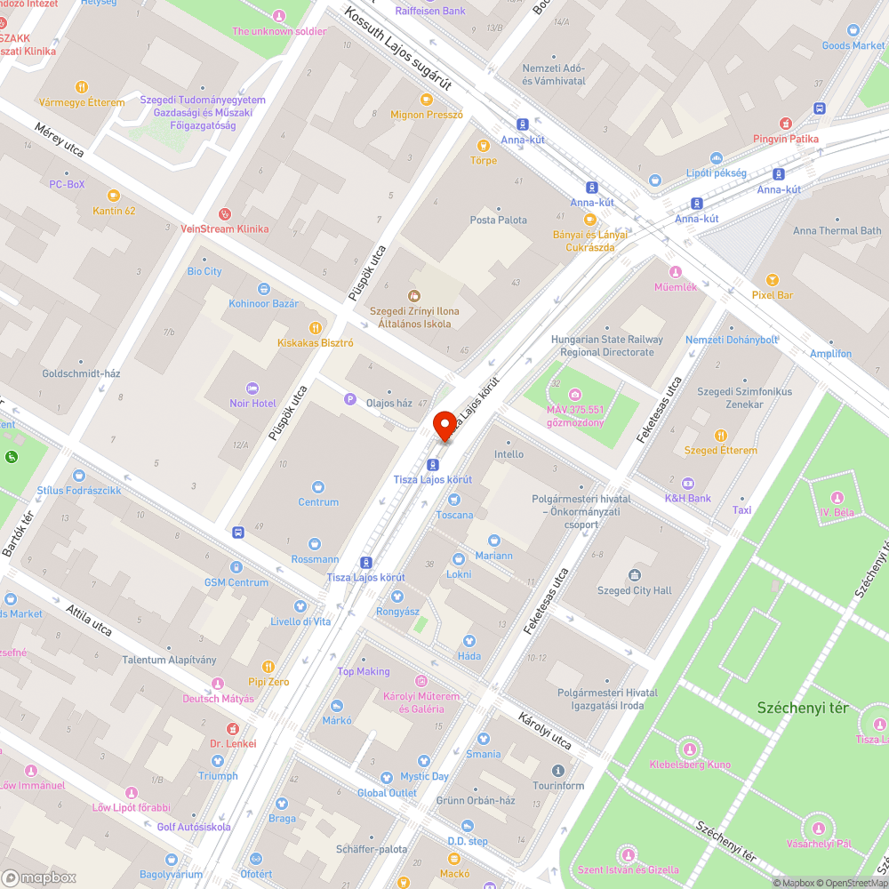 Felbukásveszélyes peron bejelentés helye