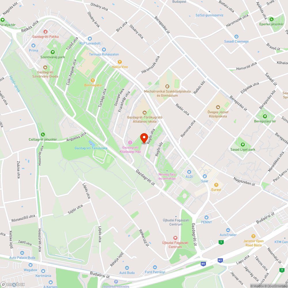 Roncs robogó bejelentés helye