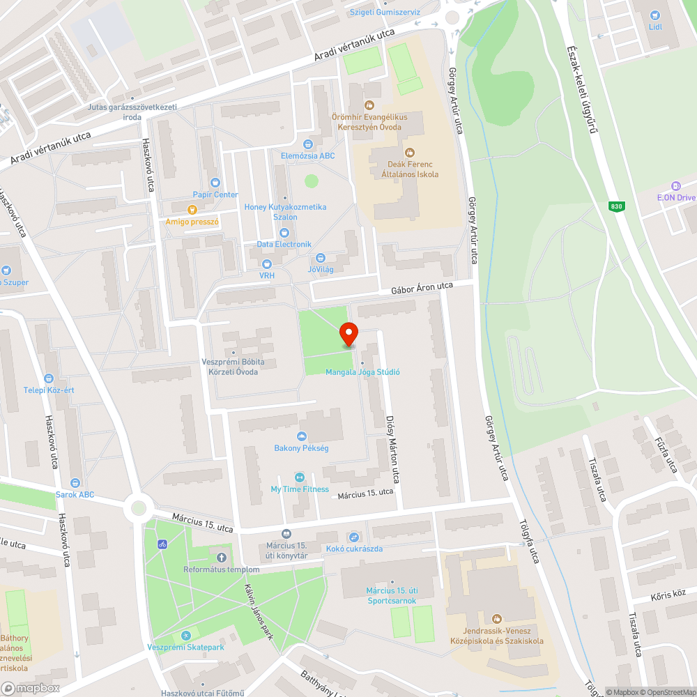 Besüllyedt a járda bejelentés helye