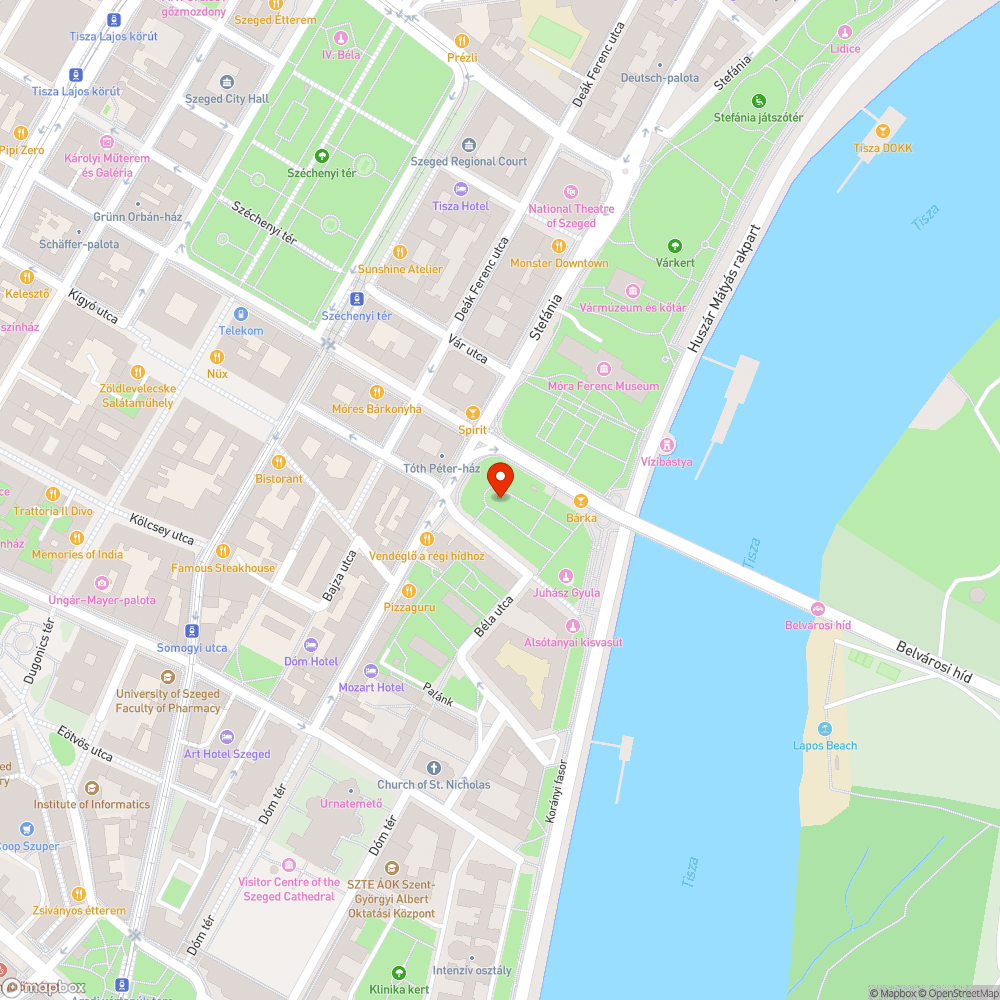 Kiszáradt fa bejelentés helye