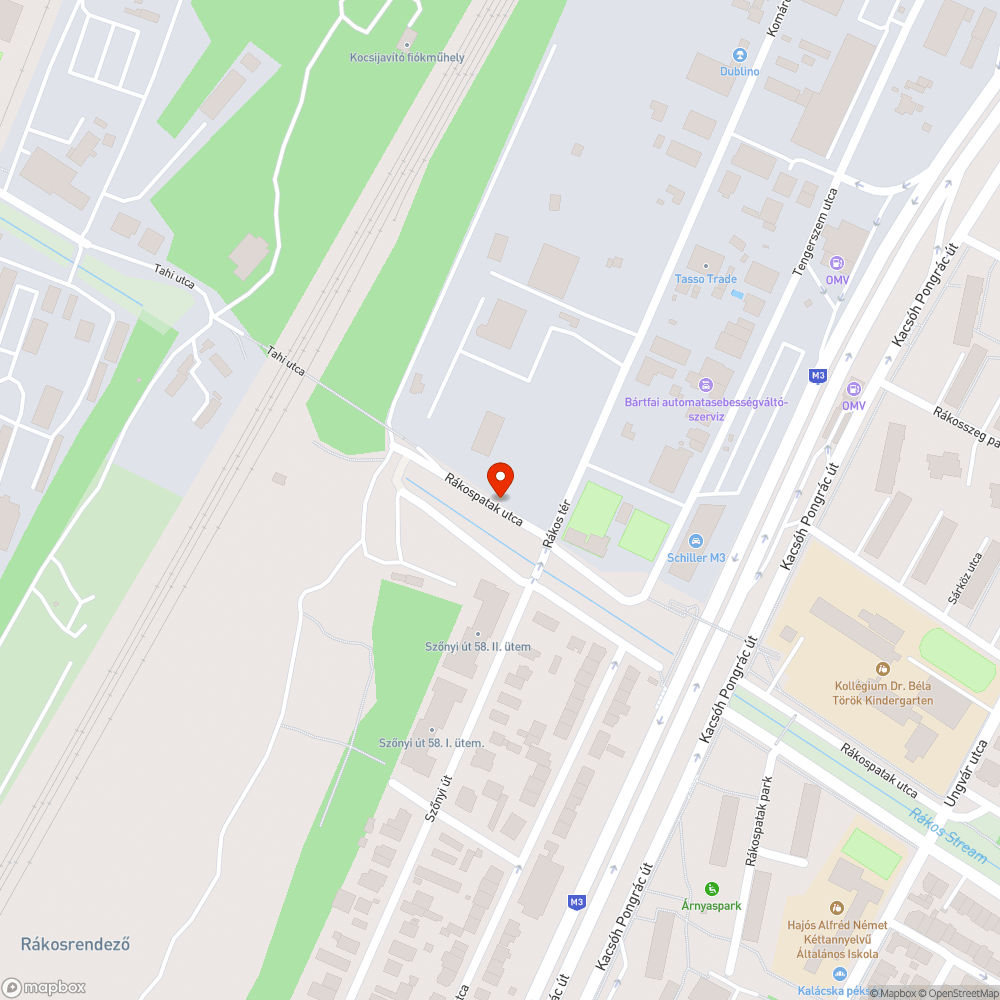 Eldugult víznyelő bejelentés helye