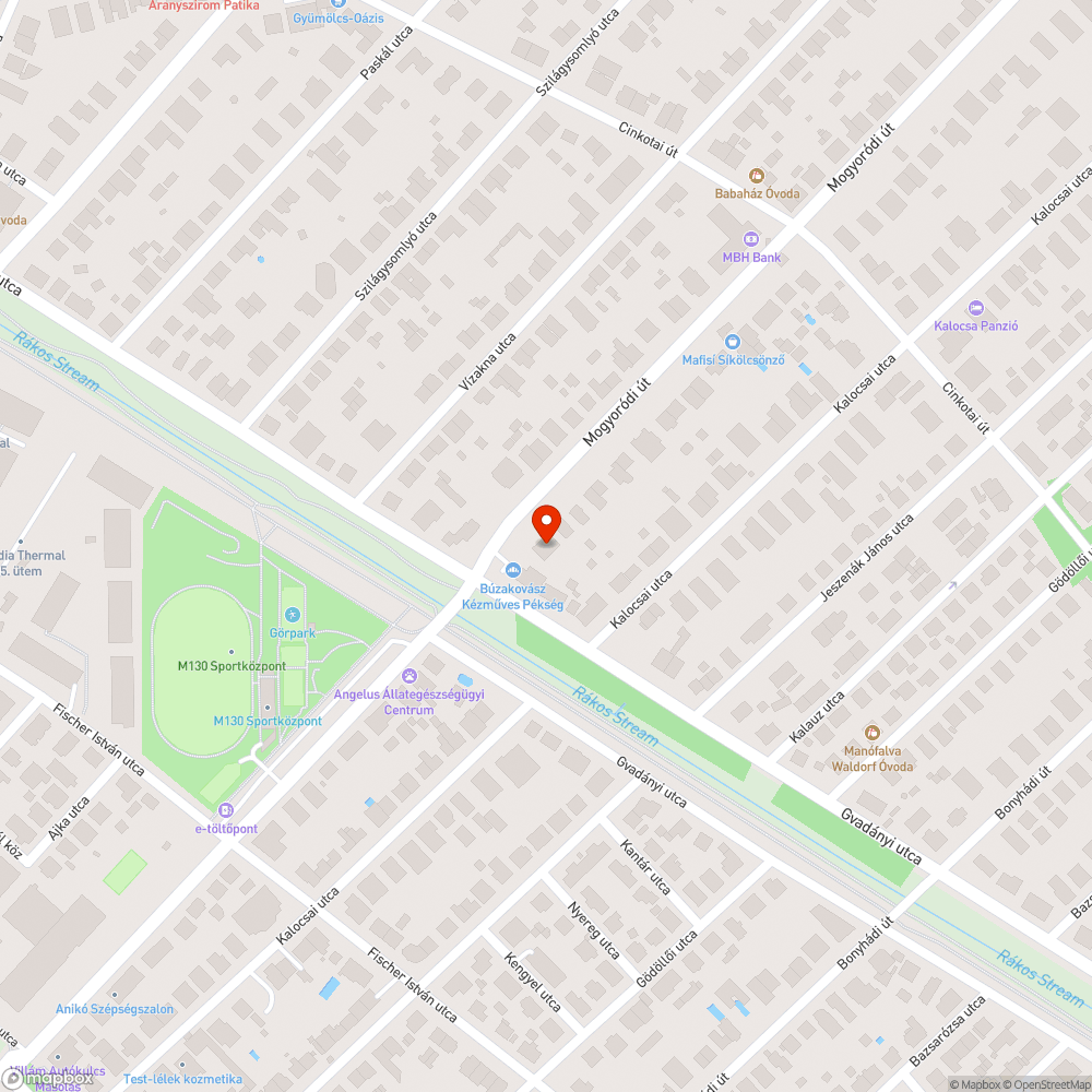 Gaztenger bejelentés helye