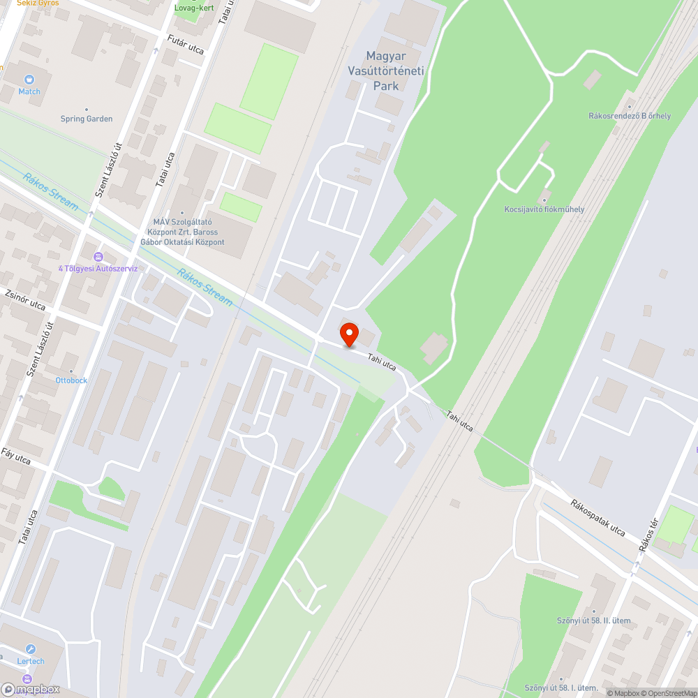 Kátyú az úton bejelentés helye