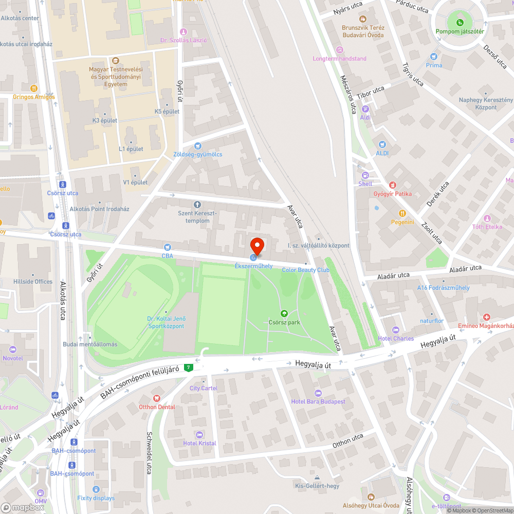 Zebra hiánya bejelentés helye