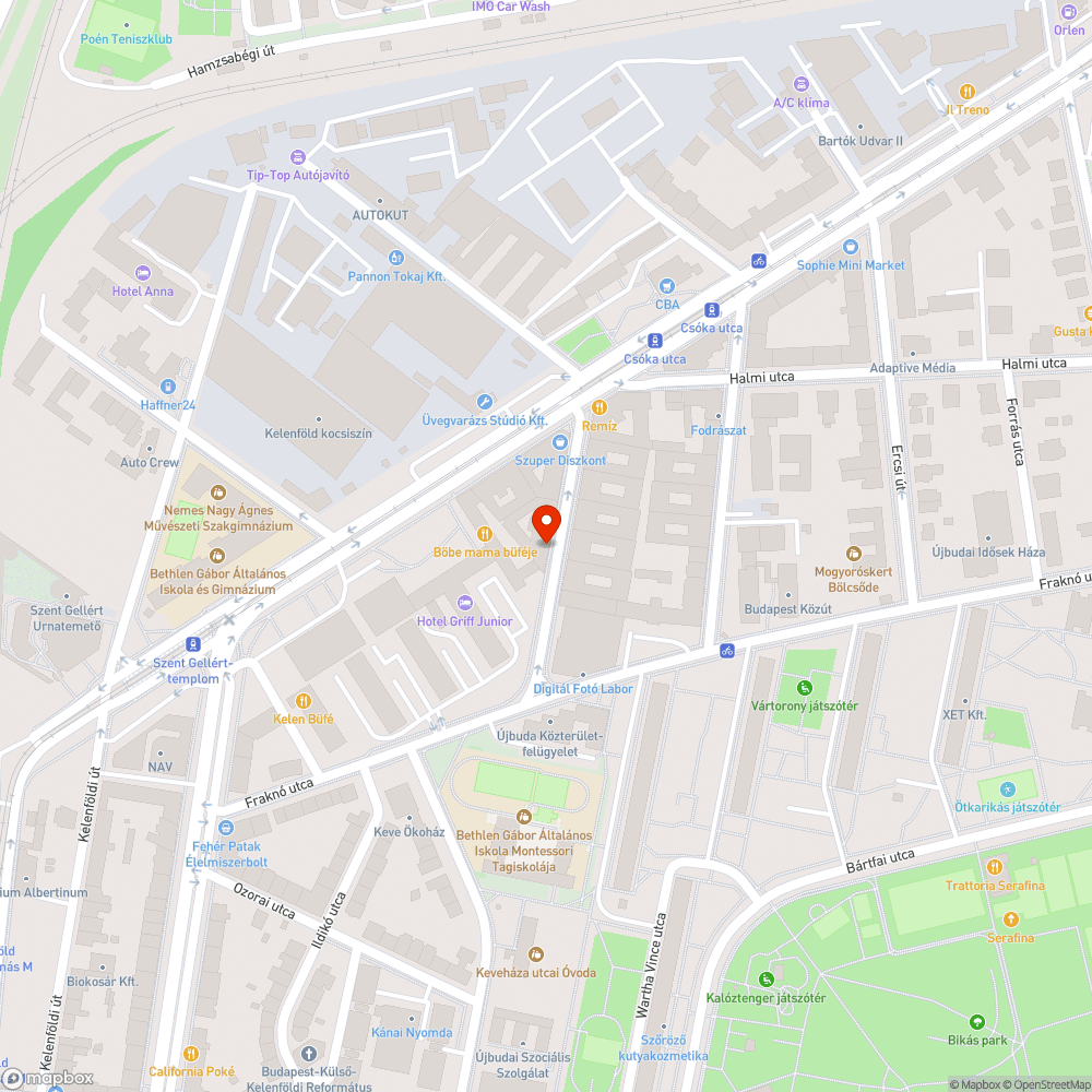 Széteső szemetes bejelentés helye