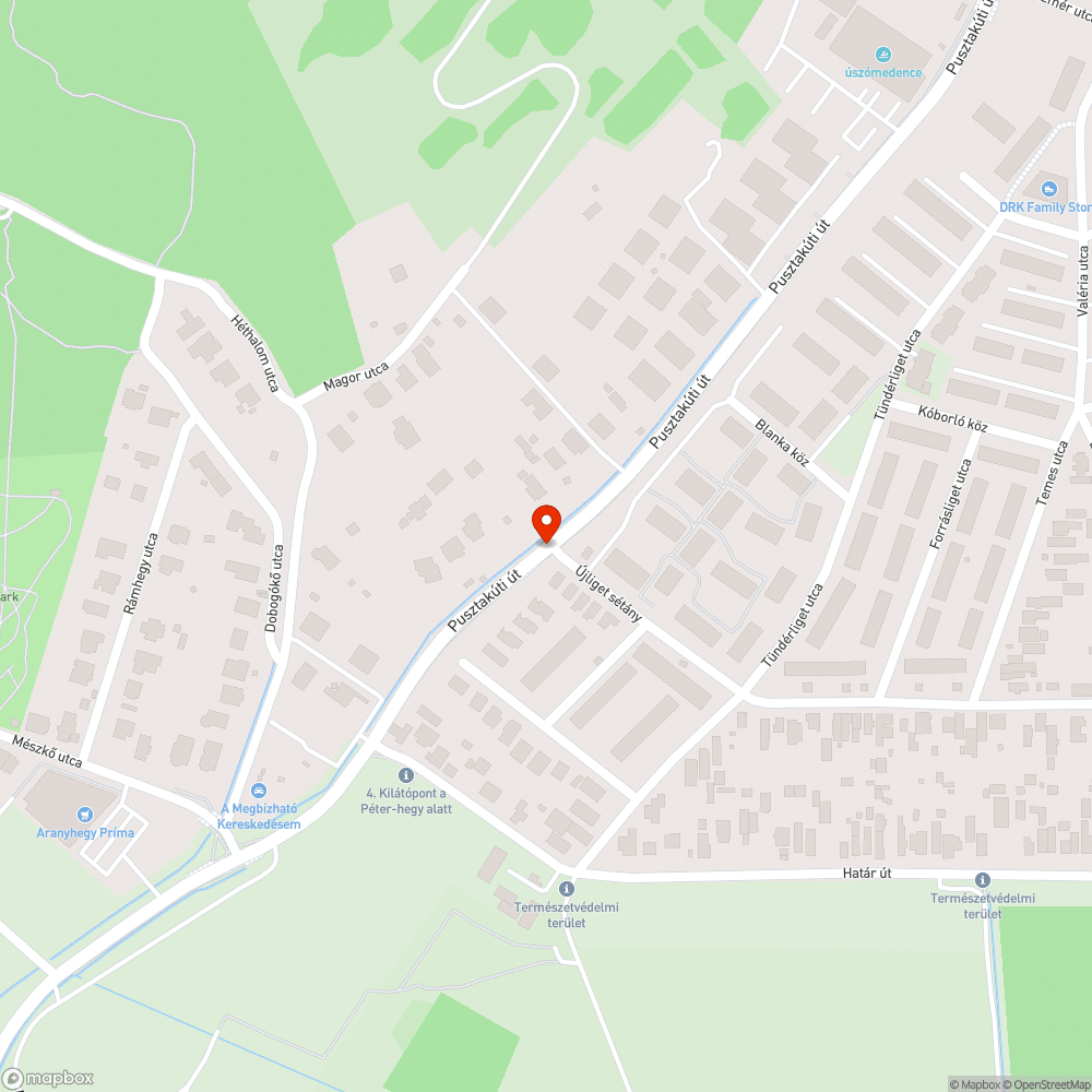 Láthatatlan zebra bejelentés helye