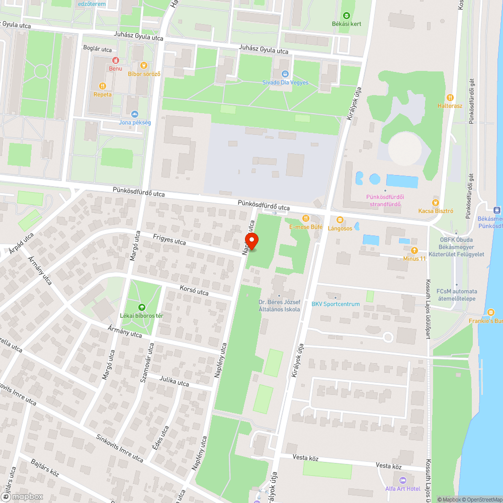 Elhagyott jármű bejelentés helye