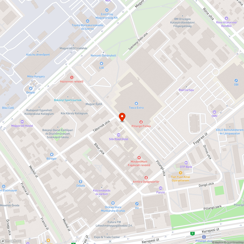 Szétesett padka. bejelentés helye