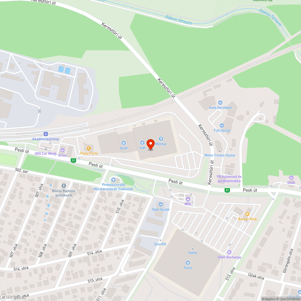 Mozog a támasz bejelentés helye