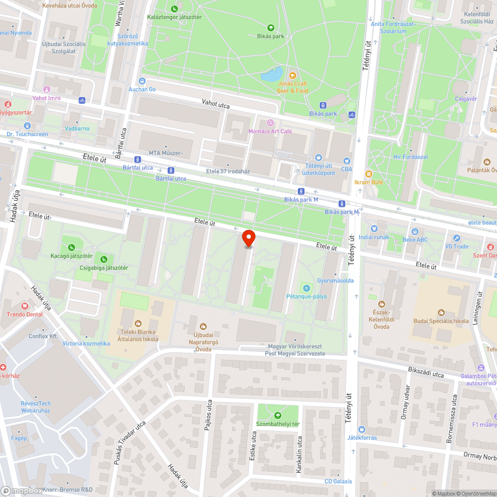 Szemét bejelentés helye