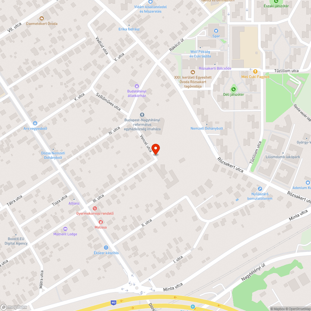 Gödör az útburkolatban bejelentés helye