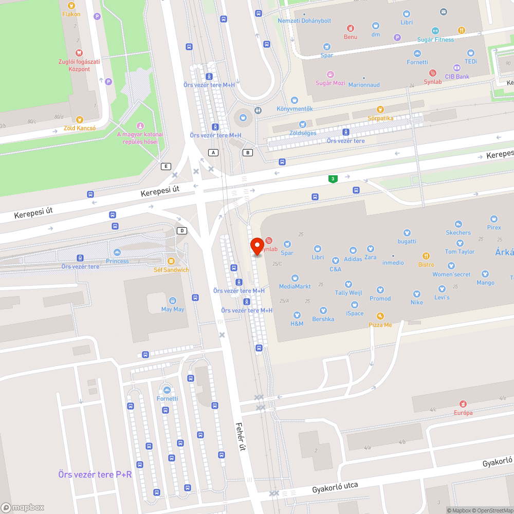 Megviselt tájékoztató bejelentés helye