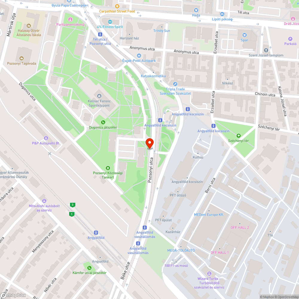 Állandó járdán parkolás bejelentés helye