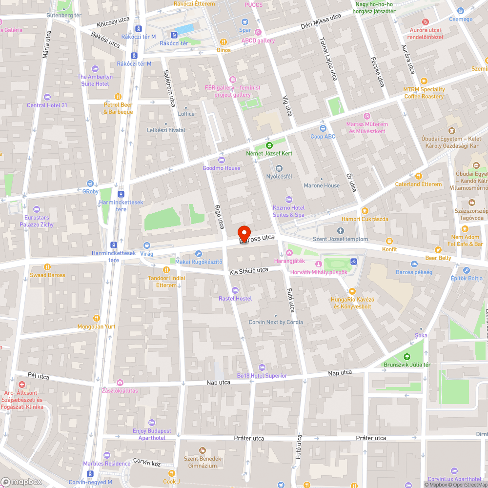 Hiányzó fa bejelentés helye