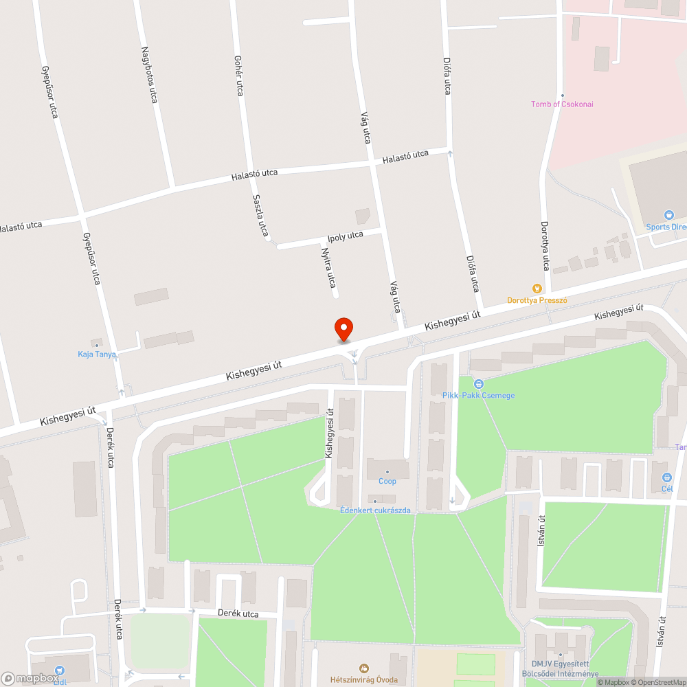 A kivágott fák pótlását kérjük bejelentés helye