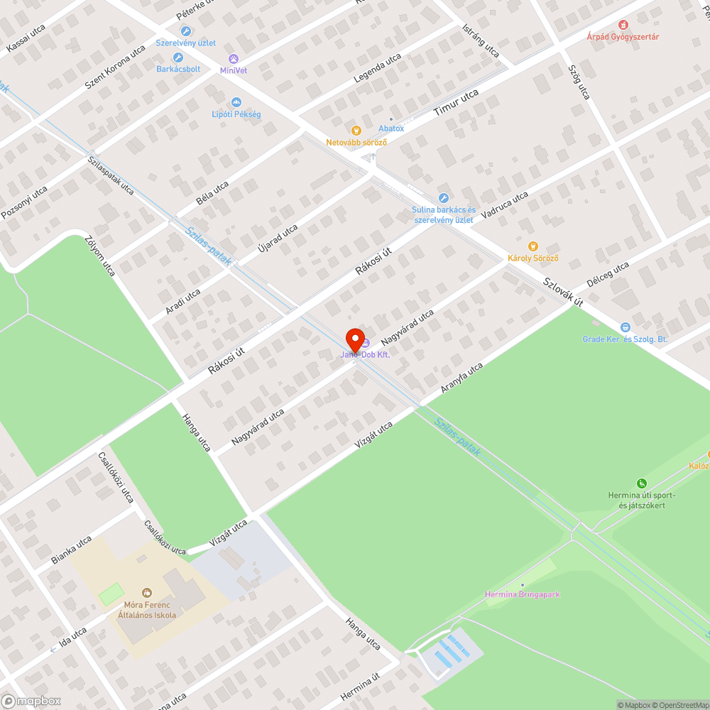 Útban lévő oszlopok, részleges akadálymentesítés bejelentés helye