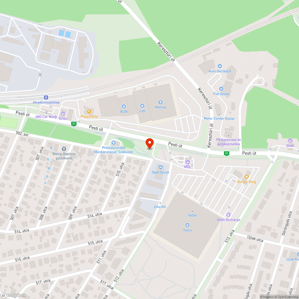 Belóg a fa bejelentés helye