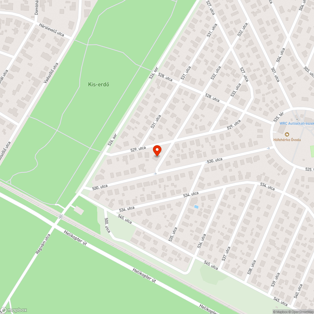 Betongyám bejelentés helye