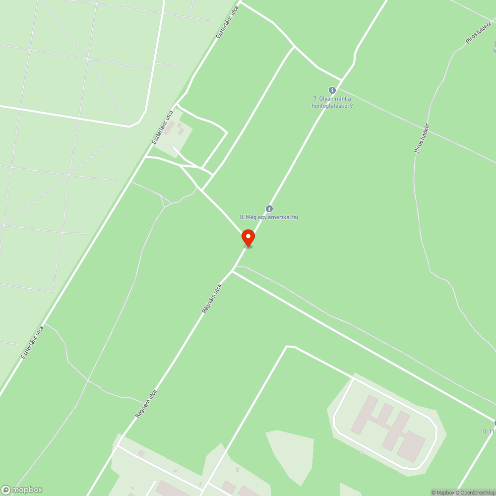 Betonoszlop az erdő szélén bejelentés helye