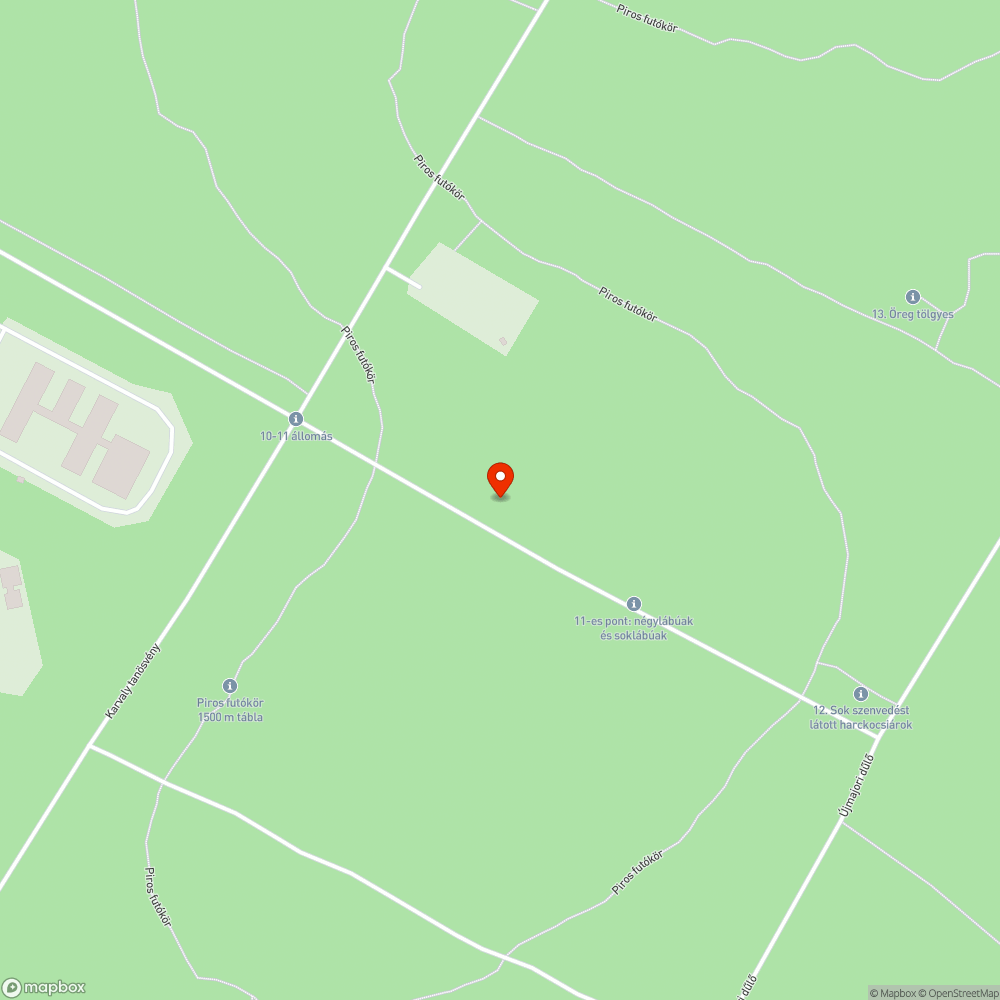 Csempe bejelentés helye