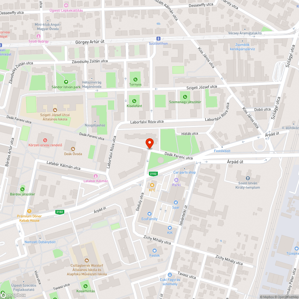 Útburkolat beszakadás mellékúton bejelentés helye