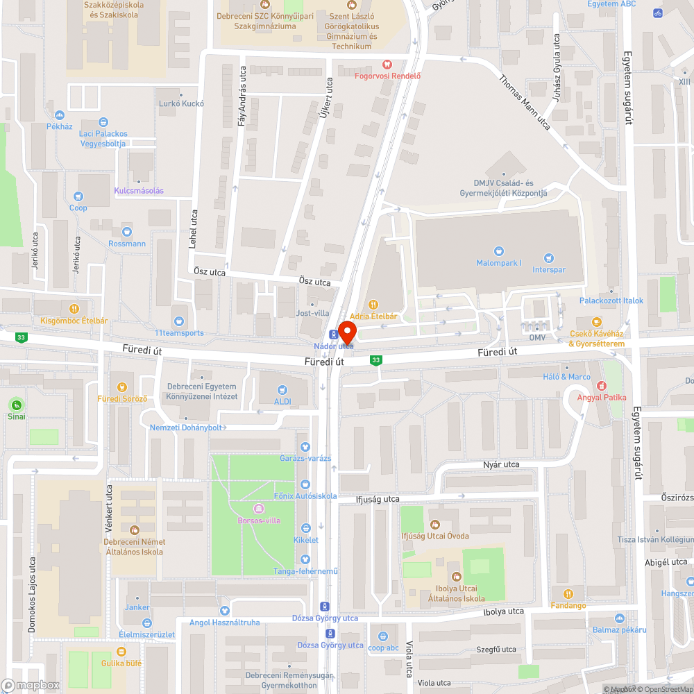 Piac, bevásárlóközpont nehezen megközelíthető kerékpárral bejelentés helye