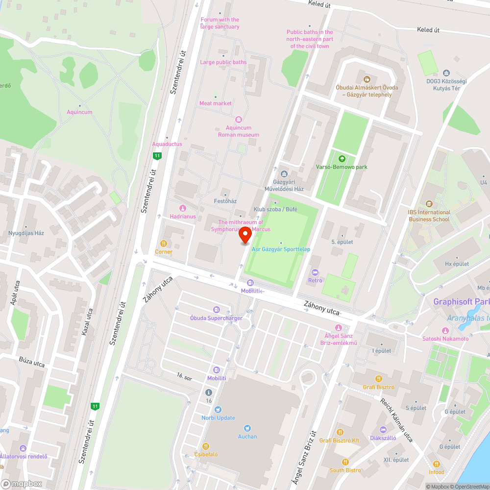 Hiányzó útburkolati jelek a Sujtás utcában bejelentés helye