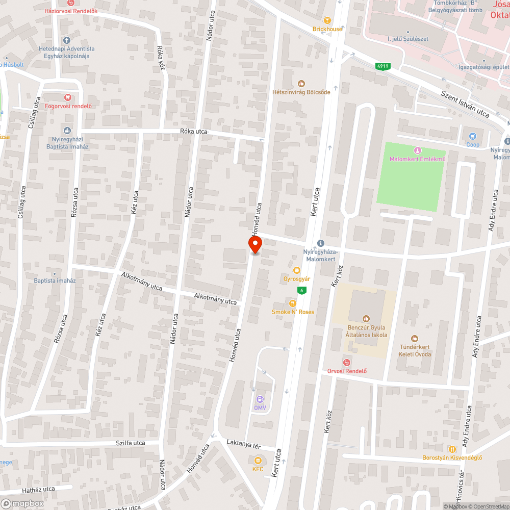 Az utcában sok a kàtyú bejelentés helye